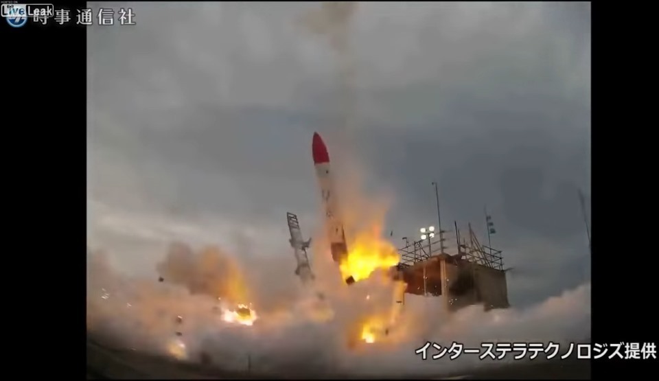 VIDEO Eşec în industria aerospaţială: racheta MOMO-2 creată de japonezi a explodat în momentul lansării